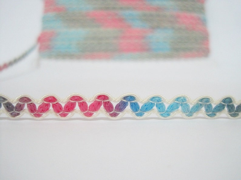 5 Yards Multicolored Rick Rack Trim Ric Rac Trim Rick Rack Etsy