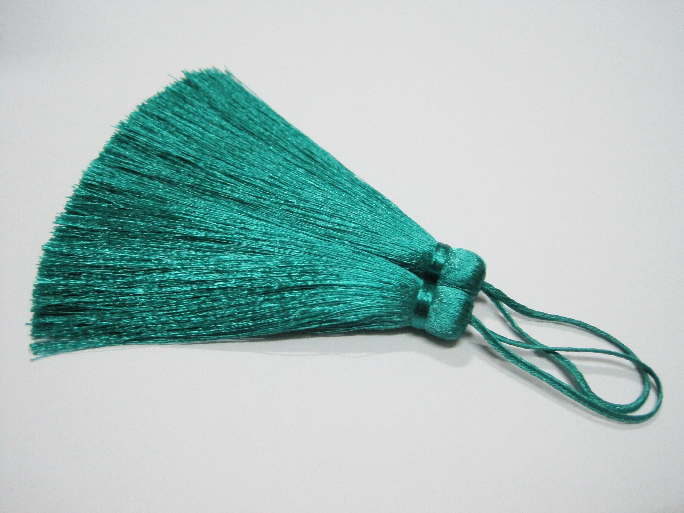10 Pcs Teal SP192 Long Tassel Wholesale Tassels Tassel Etsy