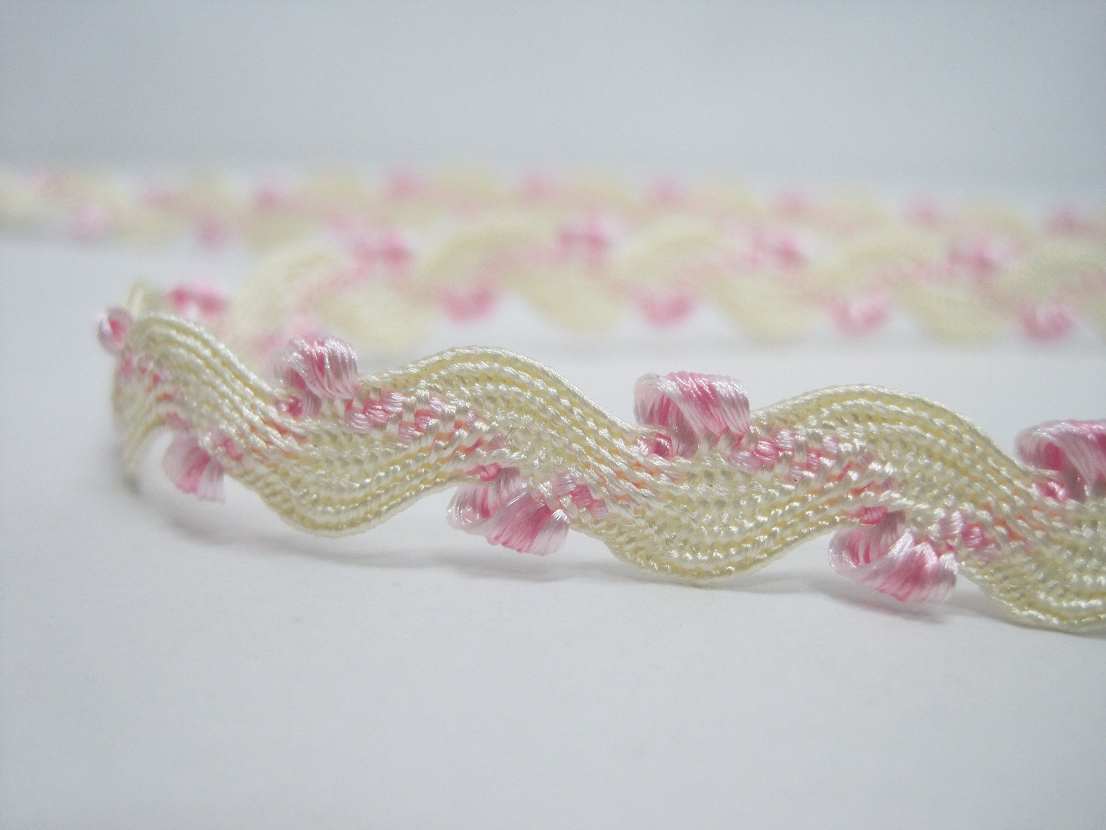 5 Yd Cream Rick Rack Trim, Picot Rick Rack, Picot Trim, Pastel Trim ...