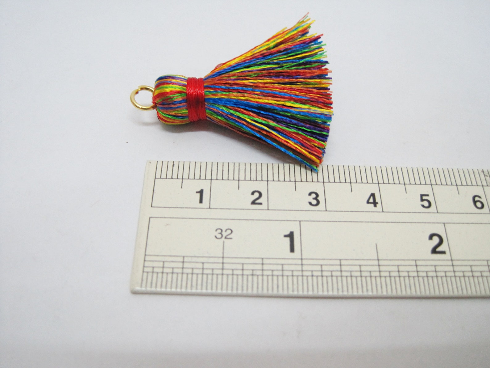 Rainbow tassle bags