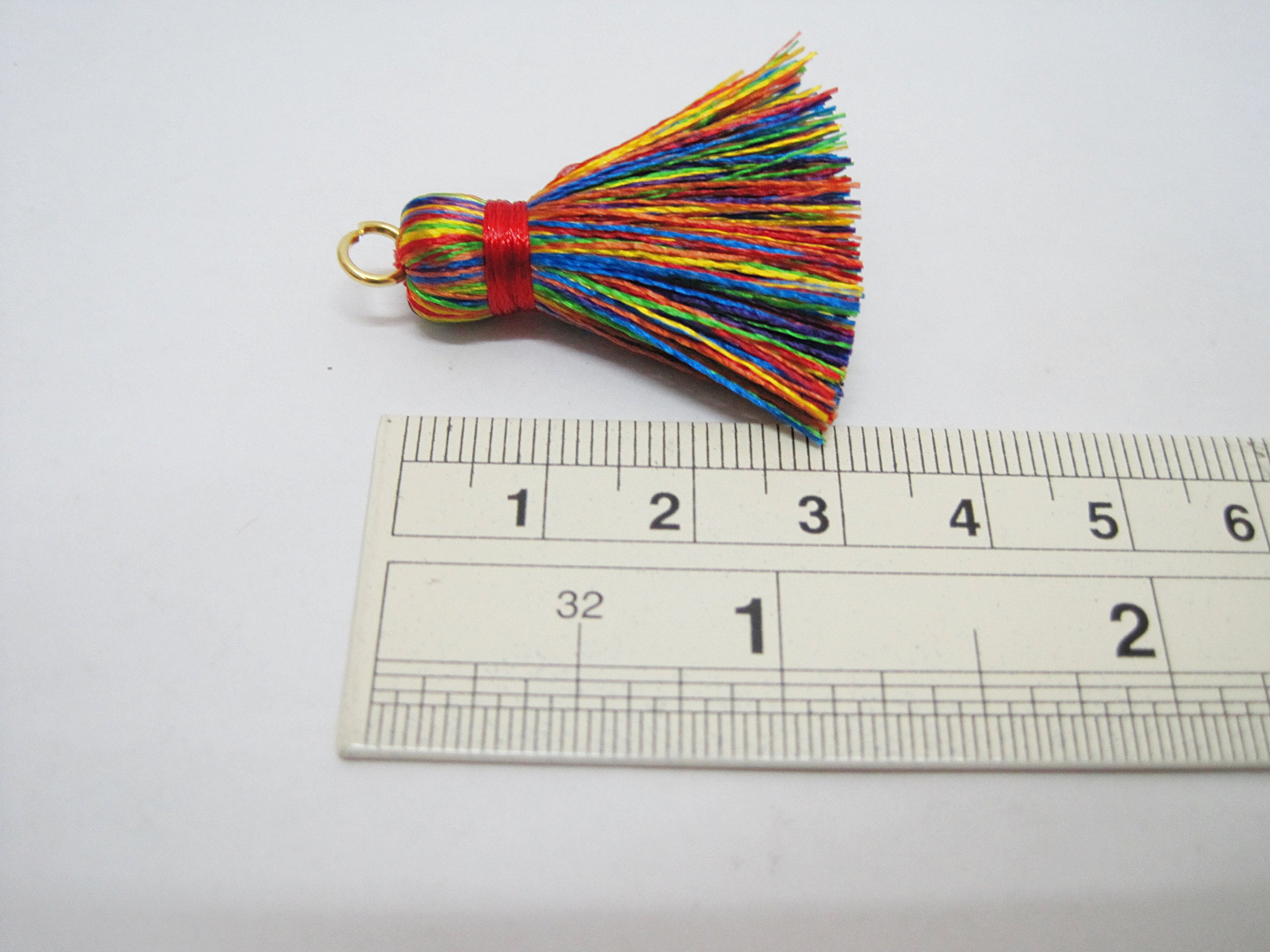 20 pcs Rainbow Silky Tassel Rainbow Tassel Wholesale Etsy