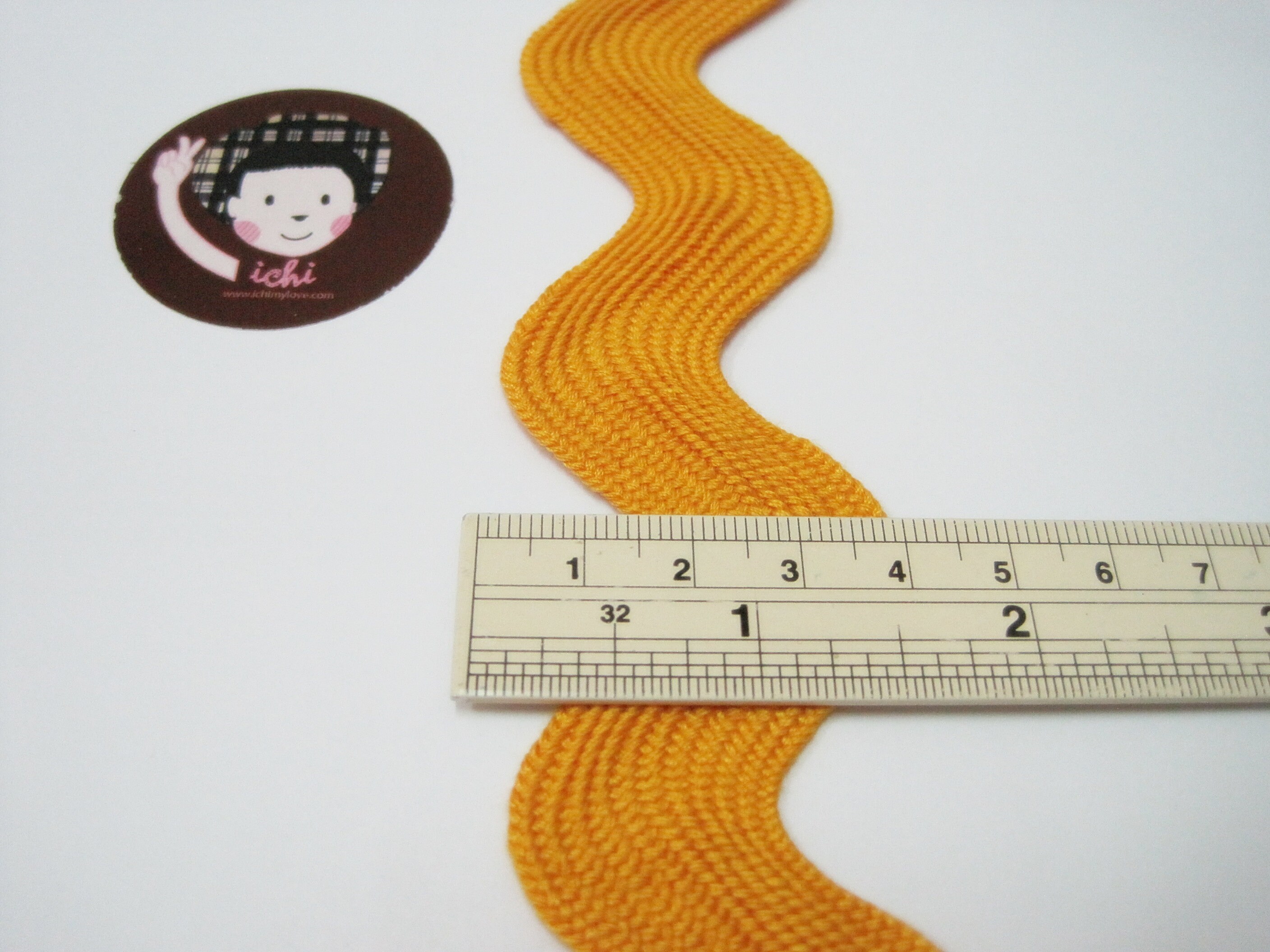 Orange Rick Rack 5 Yards Orange Jumbo Rick Rack Trim, Orange Rick Rack, Jumbo Ric Rac ...