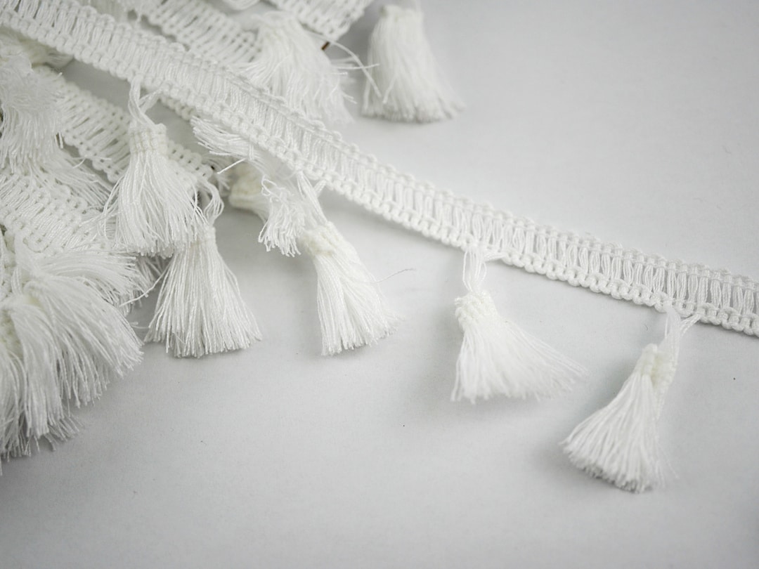 5 Yards Offwhite Tassel Fringe, White Tassel Fringe, Tassel Garland