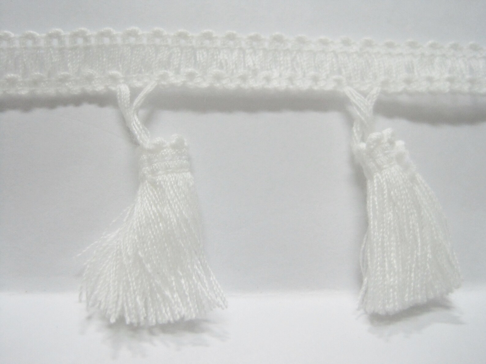 5 Yards 4 Cm Tassel Fringe Offwhite Tassel Trim White Etsy