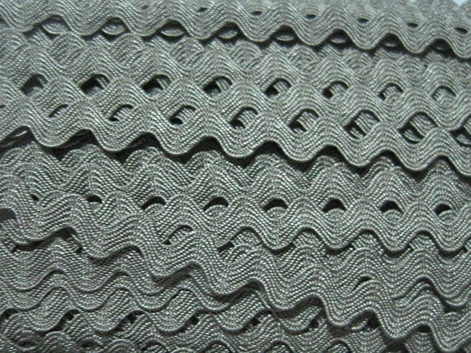 5 Yards Light Gray Mini Rick Rack Trim Wholesale Trim Ric Etsy