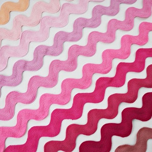 5 yards Pink Jumbo Rick Rack Trim, pink rick rack, Jumbo Ric Rac, Rick Rack Trim, jumbo rick rack, wholesale rick rack, pink large rick rack