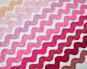 5 yards Pink Jumbo Rick Rack Trim, pink rick rack, Jumbo Ric Rac, Rick Rack Trim, jumbo rick rack, wholesale rick rack, pink large rick rack