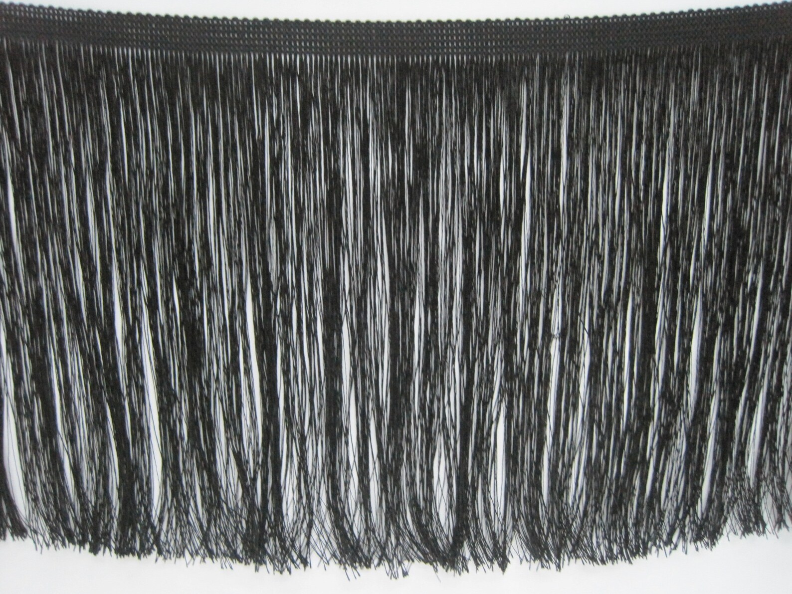 8 Inch Black Chainette Fringe Trim (Sold By The Yard) – DÉCOPRO CF08 Color K9