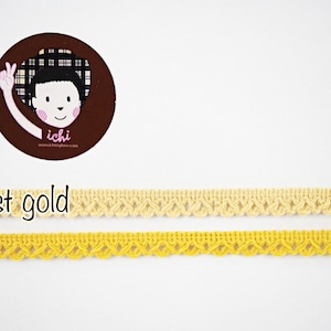 5 yards Gold Lace Trim, Lace Trim, Lace Trim Ribbon, wholesale lace, lace supplies, gold lace, gold lace ribbon, doll clothing, dress lace