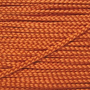 5 Yards 1/4" Braided Cord, Tangerine Cord, Flat Braided Cord, Flat Cord ...