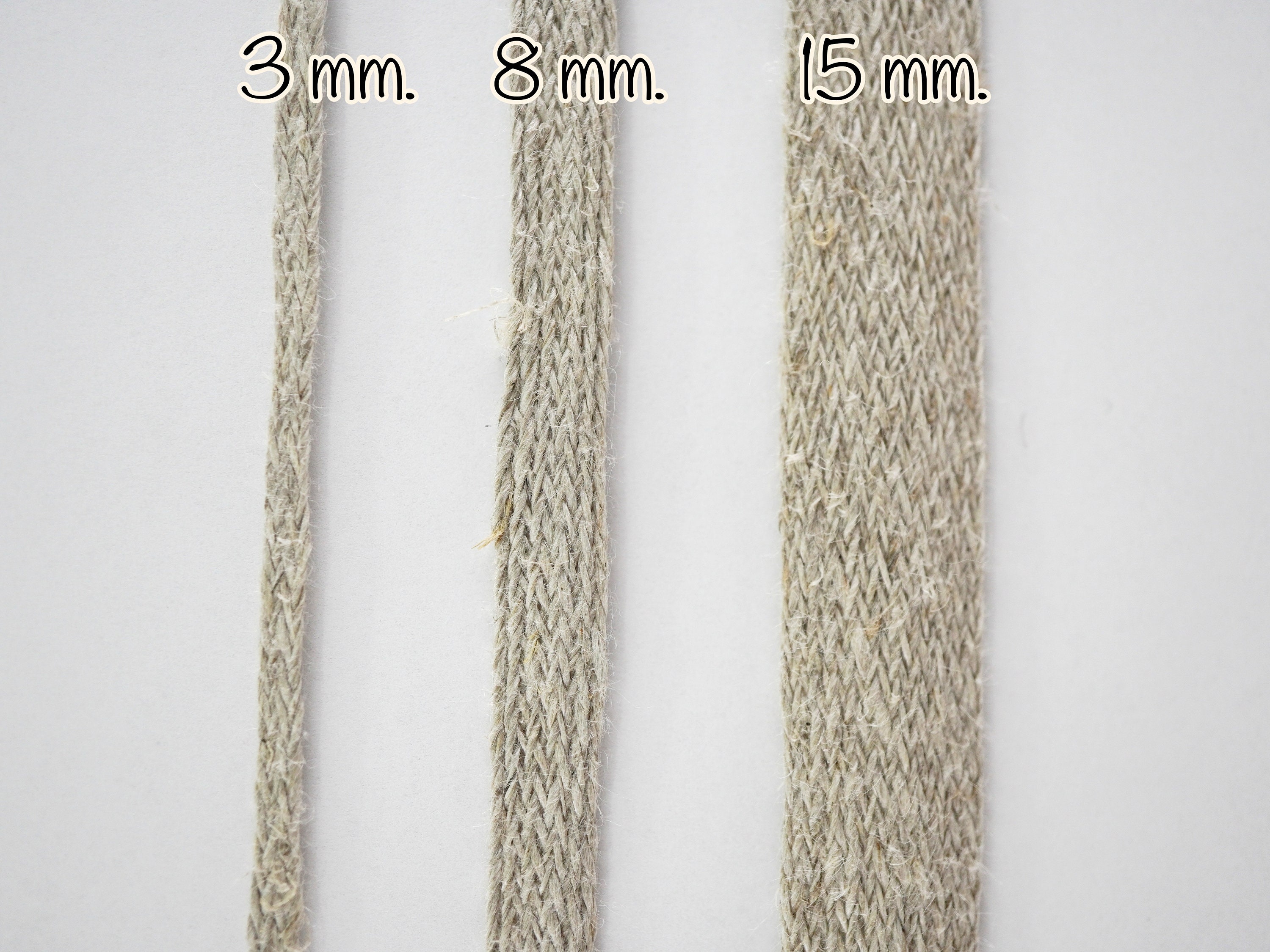 5 Yards Linen Braid, Linen Ribbon - Etsy