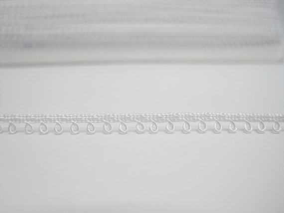 【NOFFICIALNOFFICE】PICOT TRIM LACE SCARF 1 Pack (36 Yards) Picot Trim, Picot Edge Trim, Picot Edge