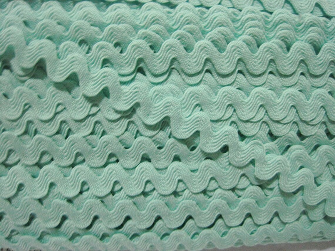 5 Yards Mint Mini Rick Rack Trim Wholesale Trim Ric Rac Etsy