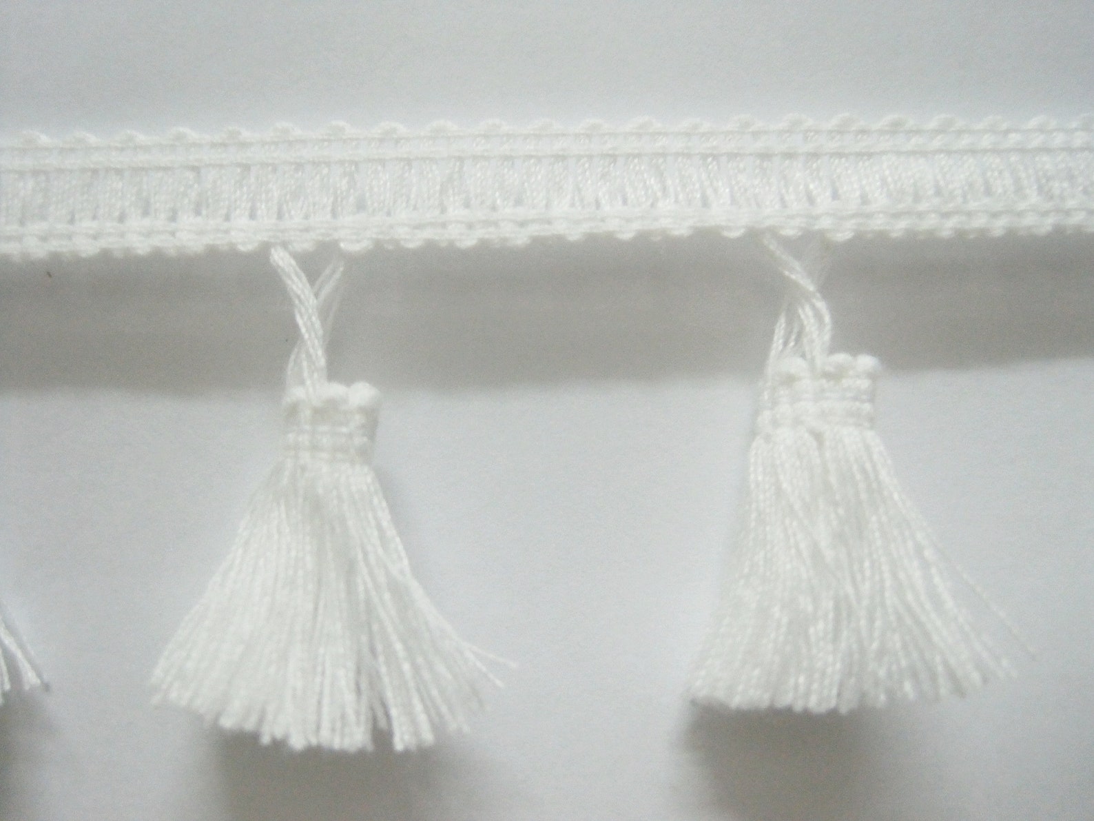 5 Yards 4 Cm Tassel Fringe Offwhite Tassel Trim White Etsy