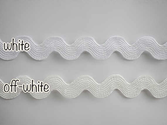 Ric Rac White - 1 cm Ric Rac White - 1 cm