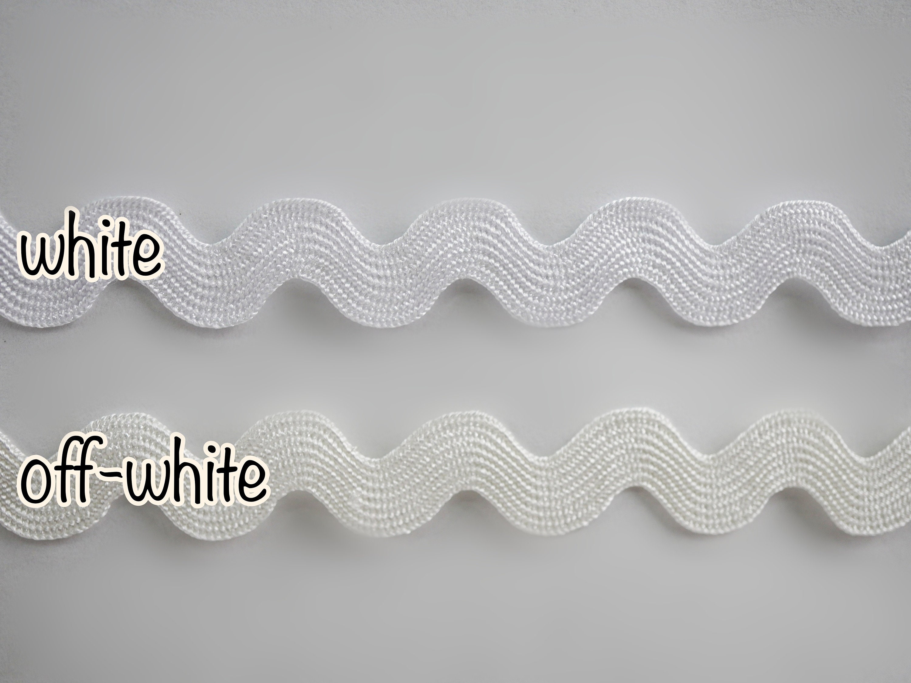 Ric Rac White - 1 cm Ric Rac White - 1 cm