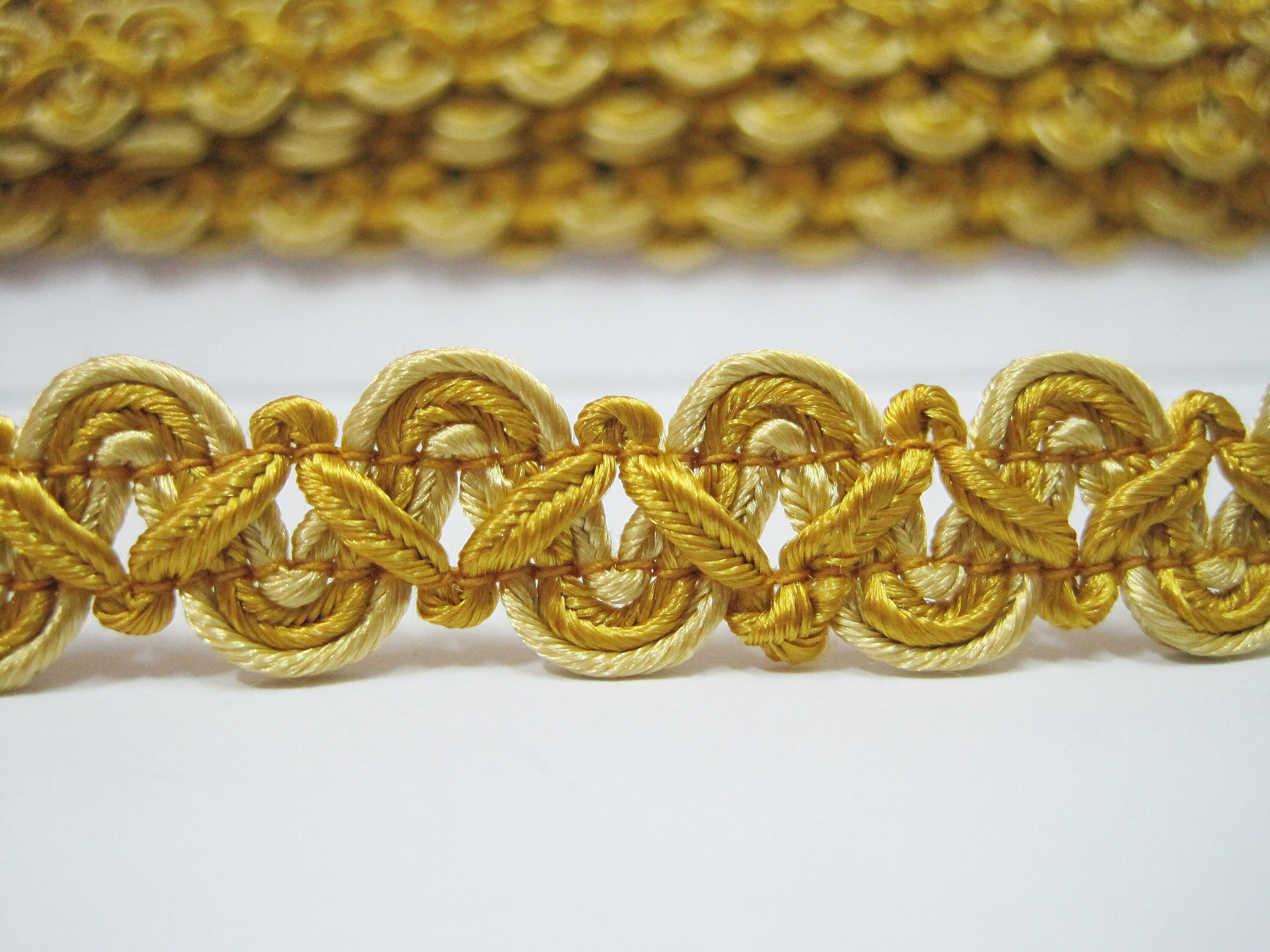 5 Yards Classic Gold Braid Braided Trim Loop Trim Braided Etsy UK