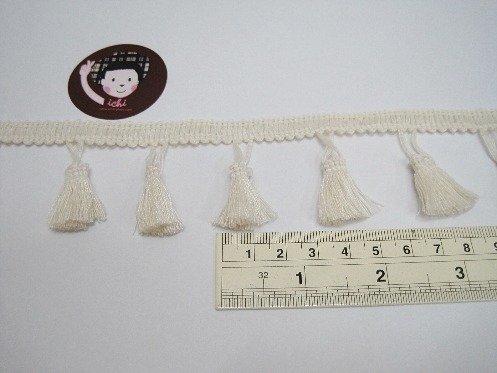 5 Yards 4 Cm Tassel Fringe Ivory Tassel Trim White Tassel Etsy