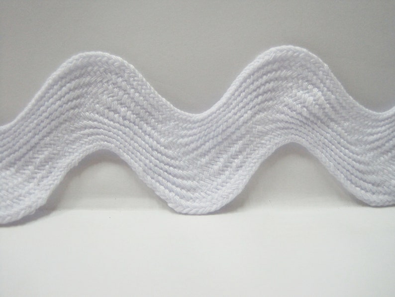 5 Yards White Jumbo Rick Rack Trim White Rick Rack Jumbo Ric Etsy
