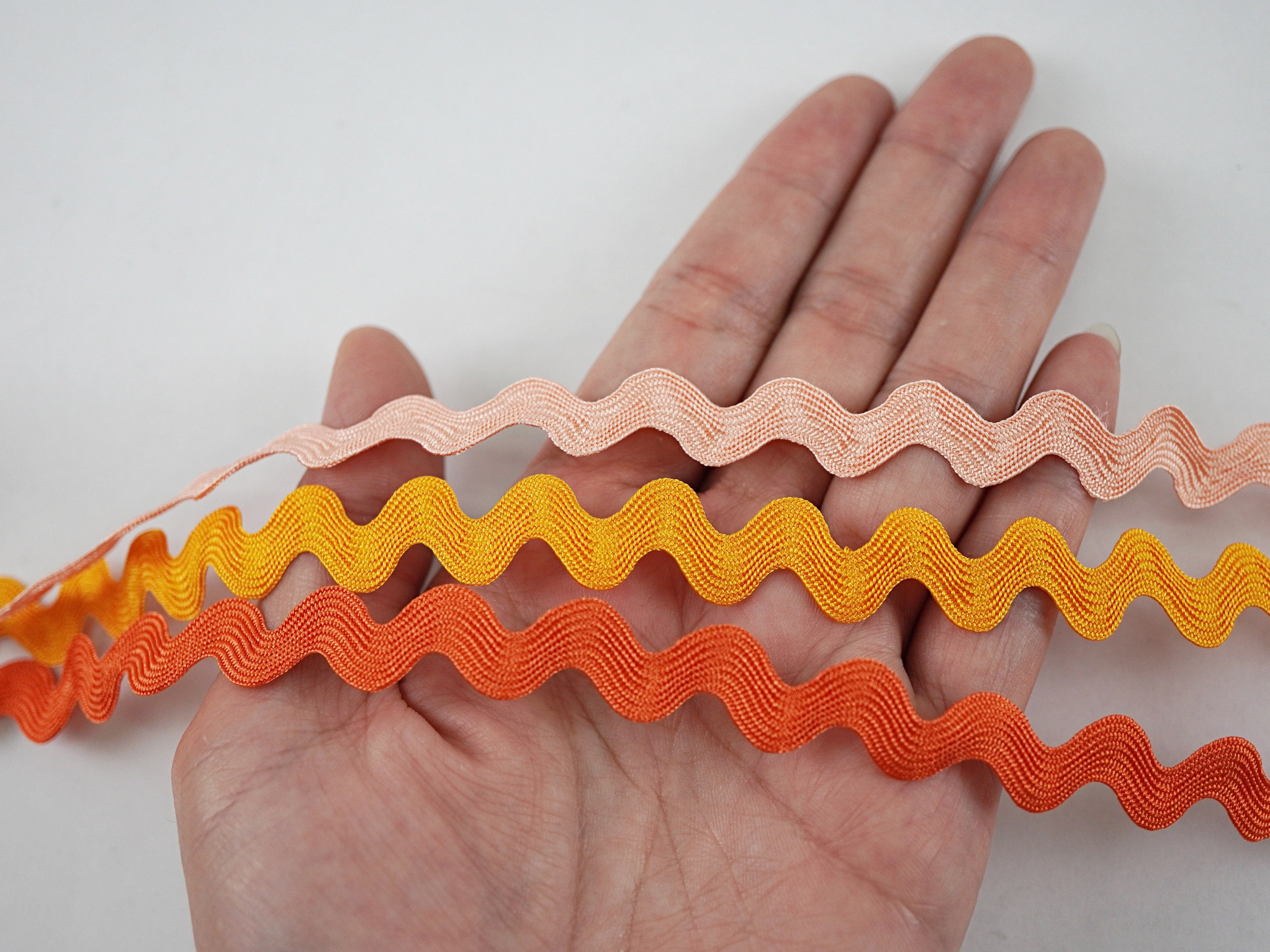 Orange Rick Rack 5 Yards 1/2