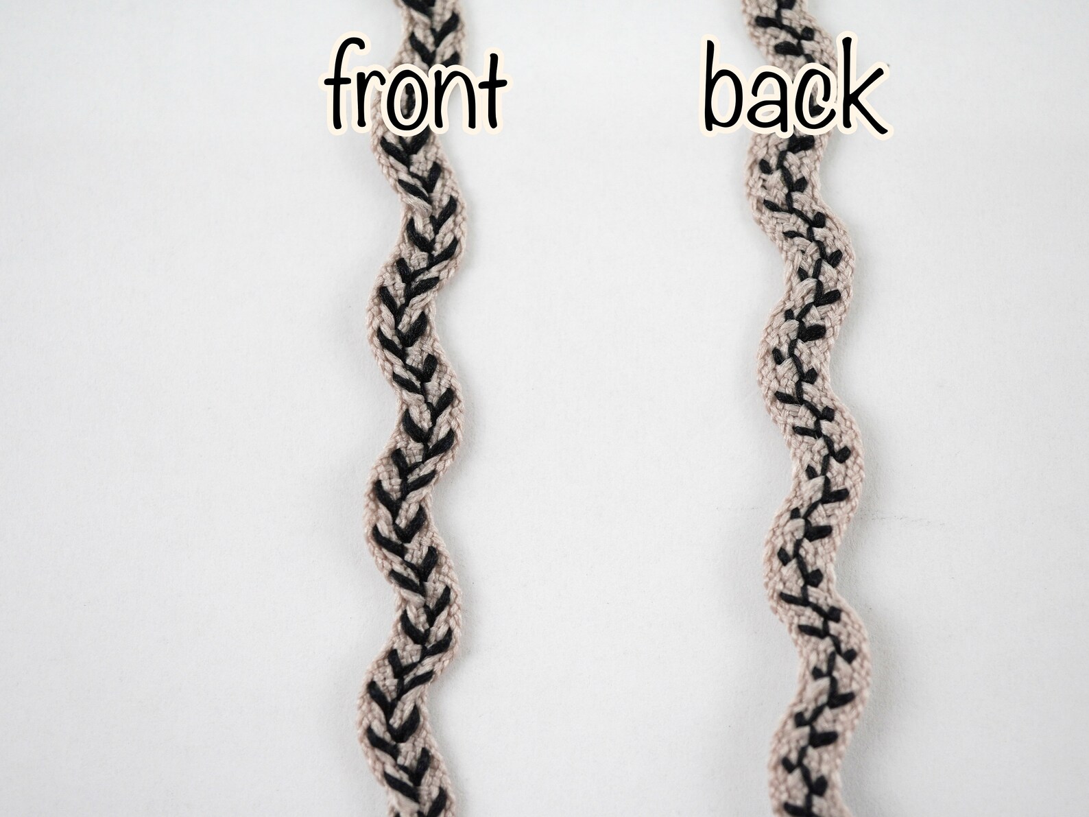 5 Yards Black Embroidered Rick Rack, Tiny Rick Rack, Mini Rick Rack ...