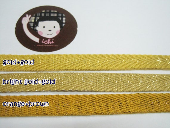 Galon Doré Sergé 20 Mm - Rouleau De 5 Mètres - Idéal Pour Couture Et Décoration