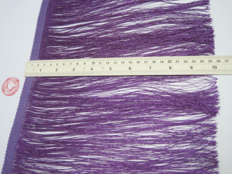 Purple Trim Chainette trim purple tassel violet fringe Fringe tassel trim purple tassel trim 1 Yard 4 to 10 Violet Chainette Fringe