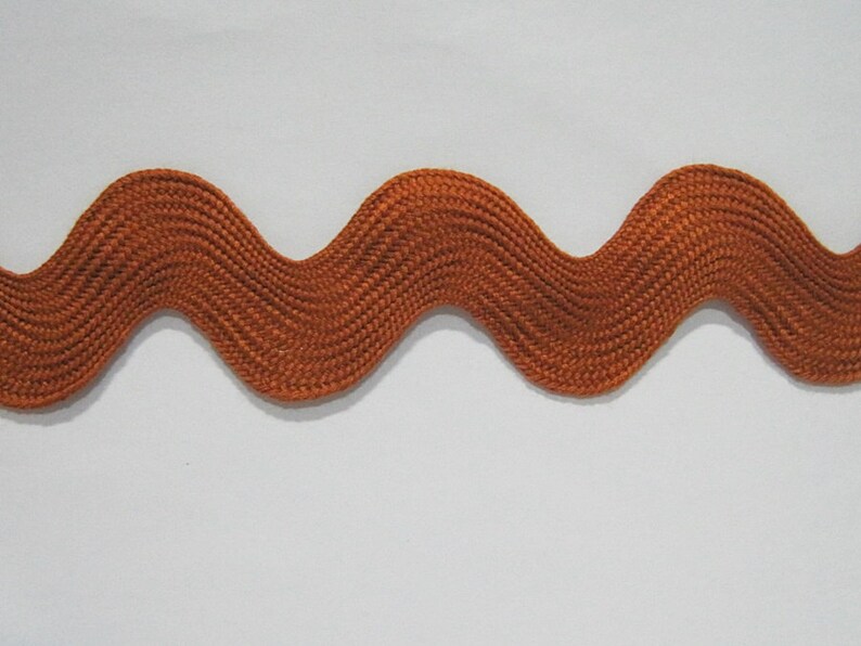 5 Yards Mahogany Jumbo Rick Rack Trim Brown Rick Rack Jumbo Etsy