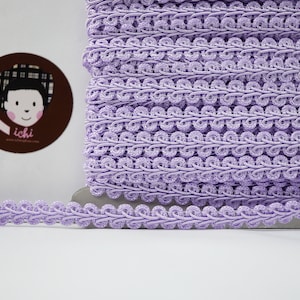 5 jardas 3/8" lilás Gimp trançado guarnição, Gimp trançado, cordão trançado, trançado Gimp guarnição, Scroll Braid guarnição, violeta guarnição, lavanda guarnição, roxo