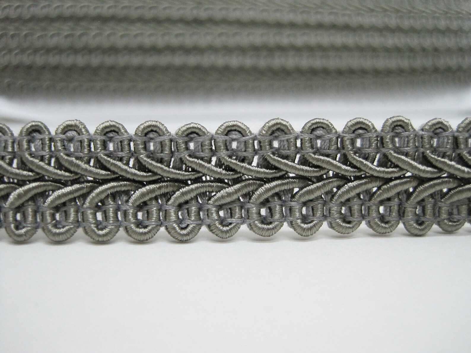 5 Yards 9/16 Light Gray Gimp Braided Trim Gimp Braid Etsy