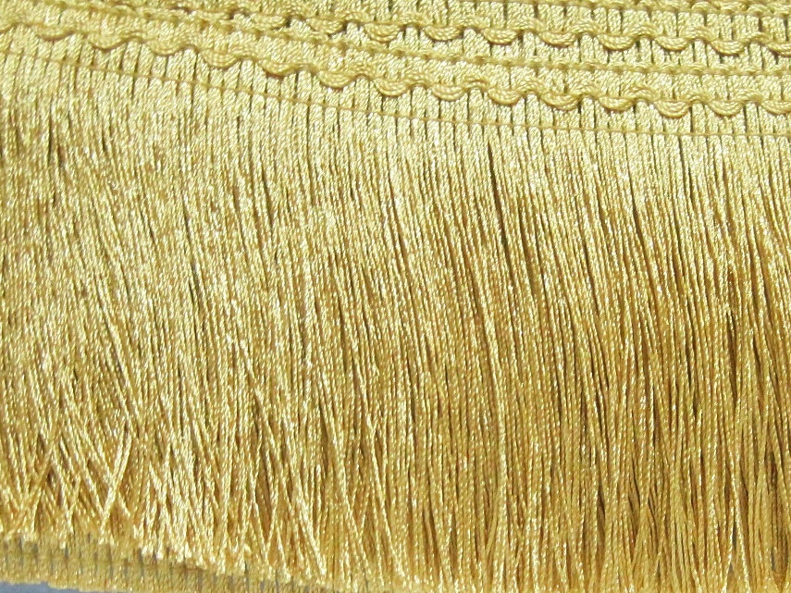1 Yard 3 Gold Fringe Gold Trim Fringe Tassel Etsy