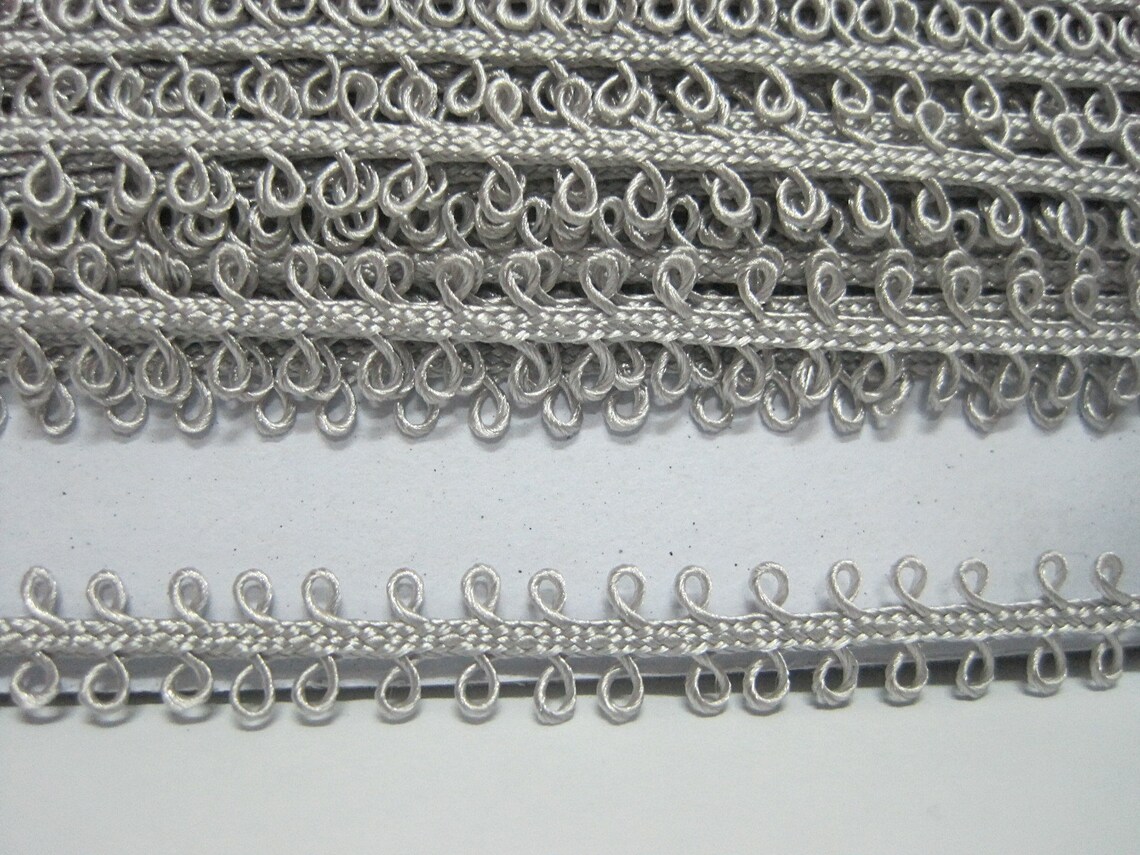 5 Yards Silver Picot Trim Picot Edge Trim Picot Edge Ribbon Etsy