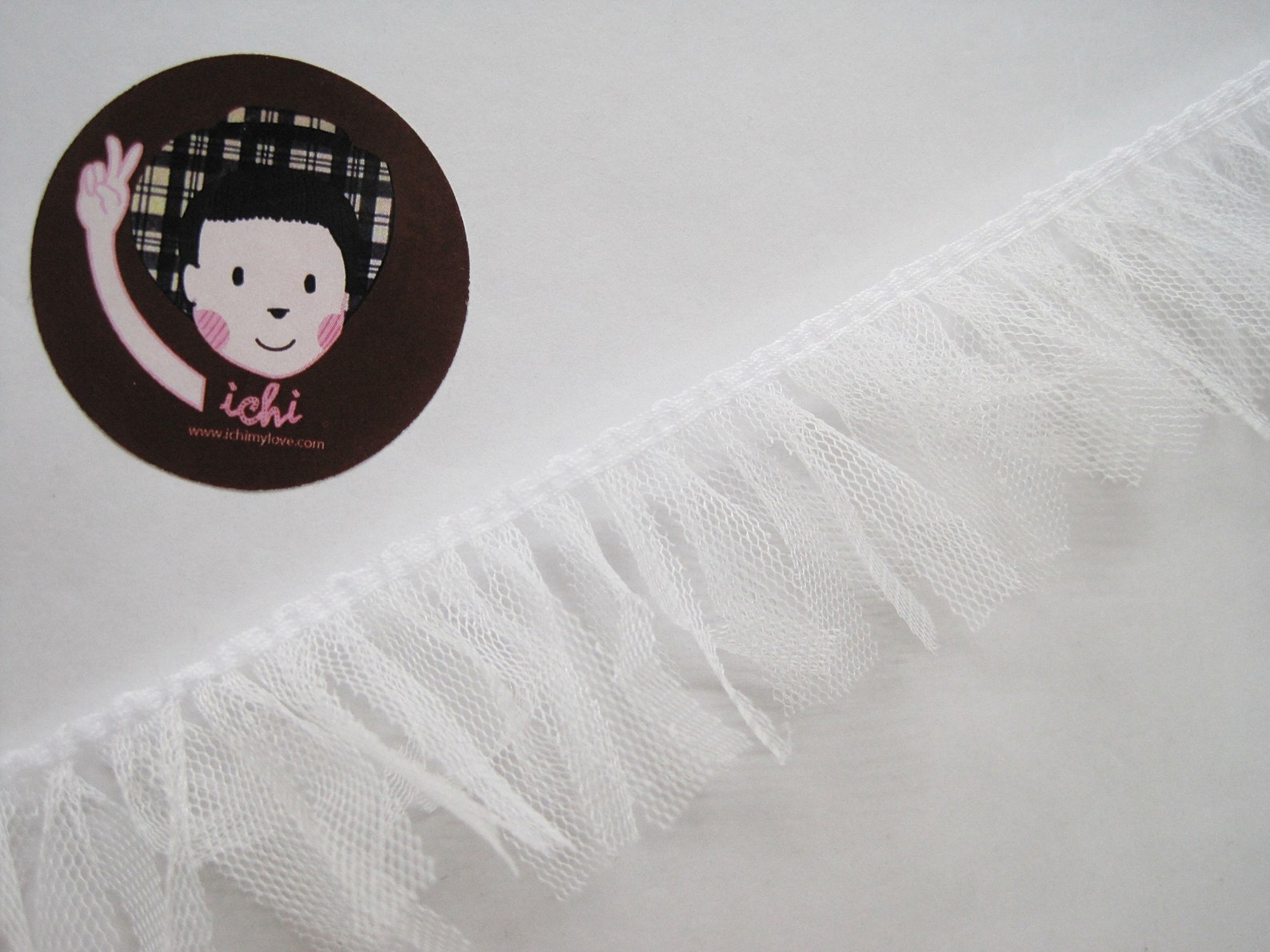 5 Yards Off-white Tulle Trim Chiffon Ruffle Trim Ruffle | Etsy