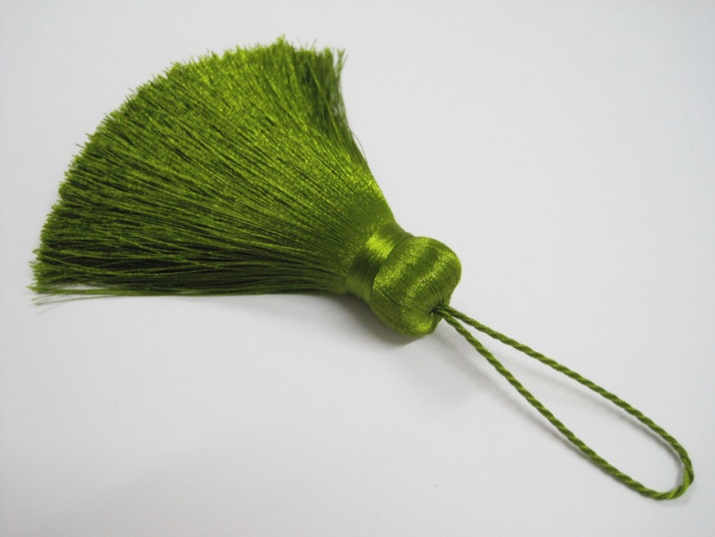 1 Pc Big Tassel Olive Drab Green Tassel Wholesale Tassels Etsy