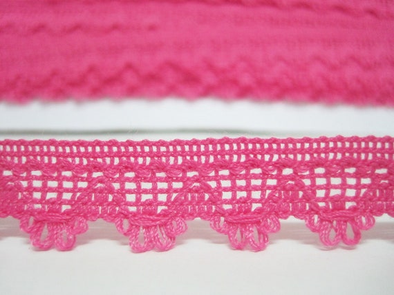5 Yards 1 Pink Crochet Lace Trims, Lace Trim, Crochet Lace Trim, Cotton  Lace Trim, Lace Trim Ribbon, Pink Lace Trim, Pink Lace, Pink Trim 