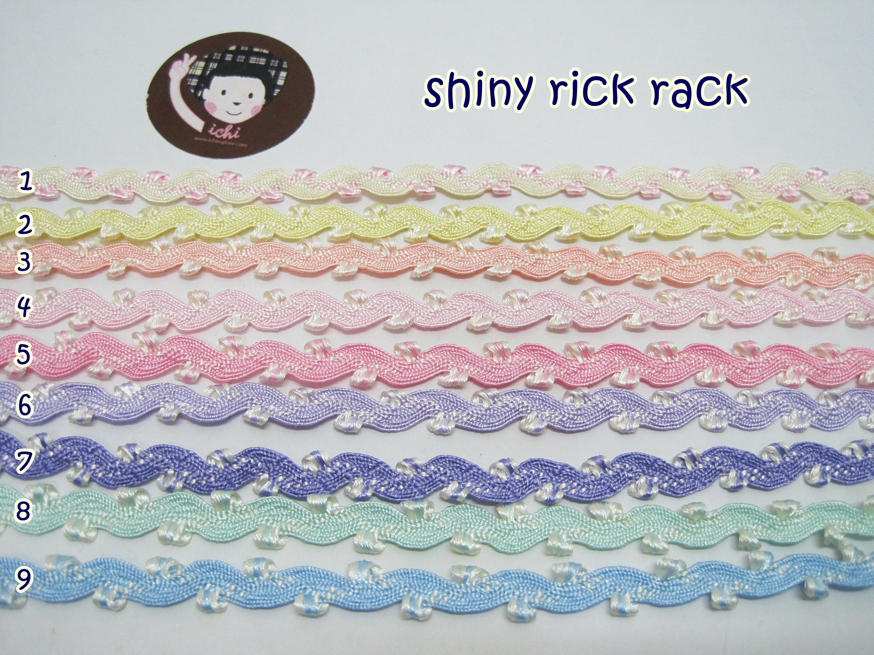 5 Yd Cream Rick Rack Trim, Picot Rick Rack, Picot Trim, Pastel Trim ...
