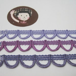 Buy Purple Scallop Lace Online In India -  India