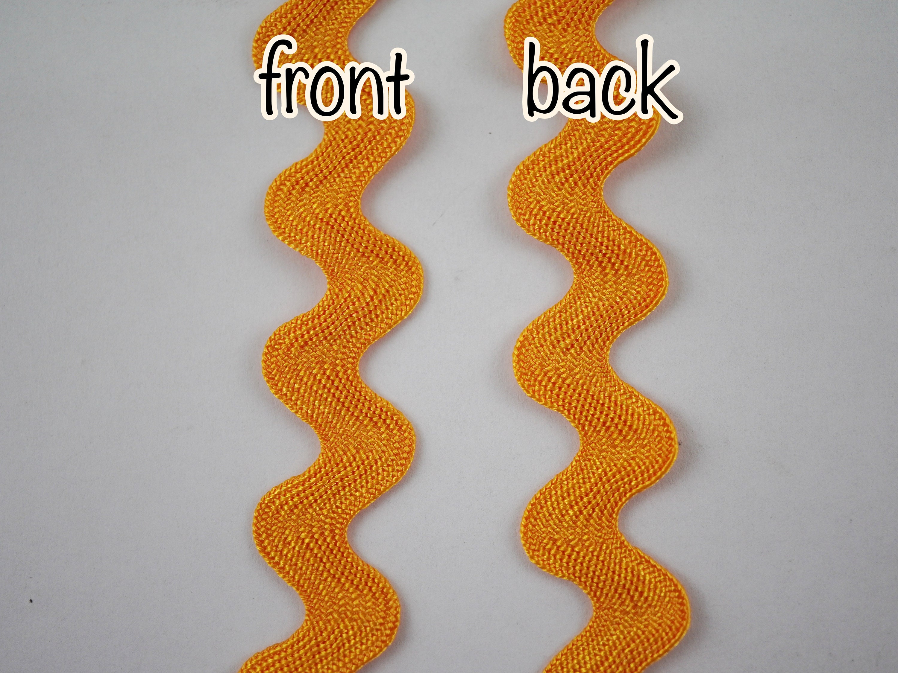 Orange Rick Rack 5 Yards 1/2