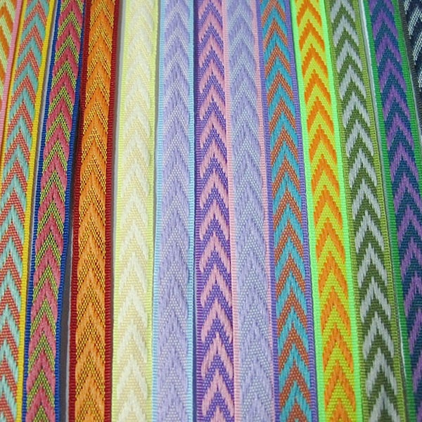 5 yards Chevron ribbon SELECT COLOR, colorful chevron ribbon, rainbow chevron ribbon, grey chevron ribbon, yellow chevron ribbon, neon