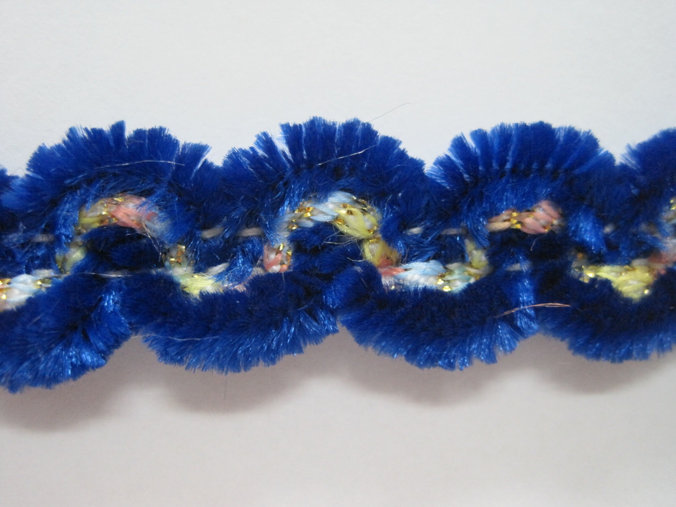 5 yard of Azure Chenille Rick Rack Chenille trim velvet Etsy