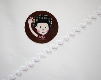 5 yards White Mini Rick Rack, Ric Rac Trim, rick rack lot, zig zag trim, rick rack lace, rick rack trim, ric rac lace, white rick rack