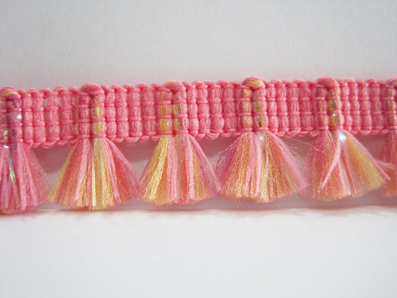 5 yards Pink Sparkly Mini Tassel Trim Tassel Trim wholesale Etsy