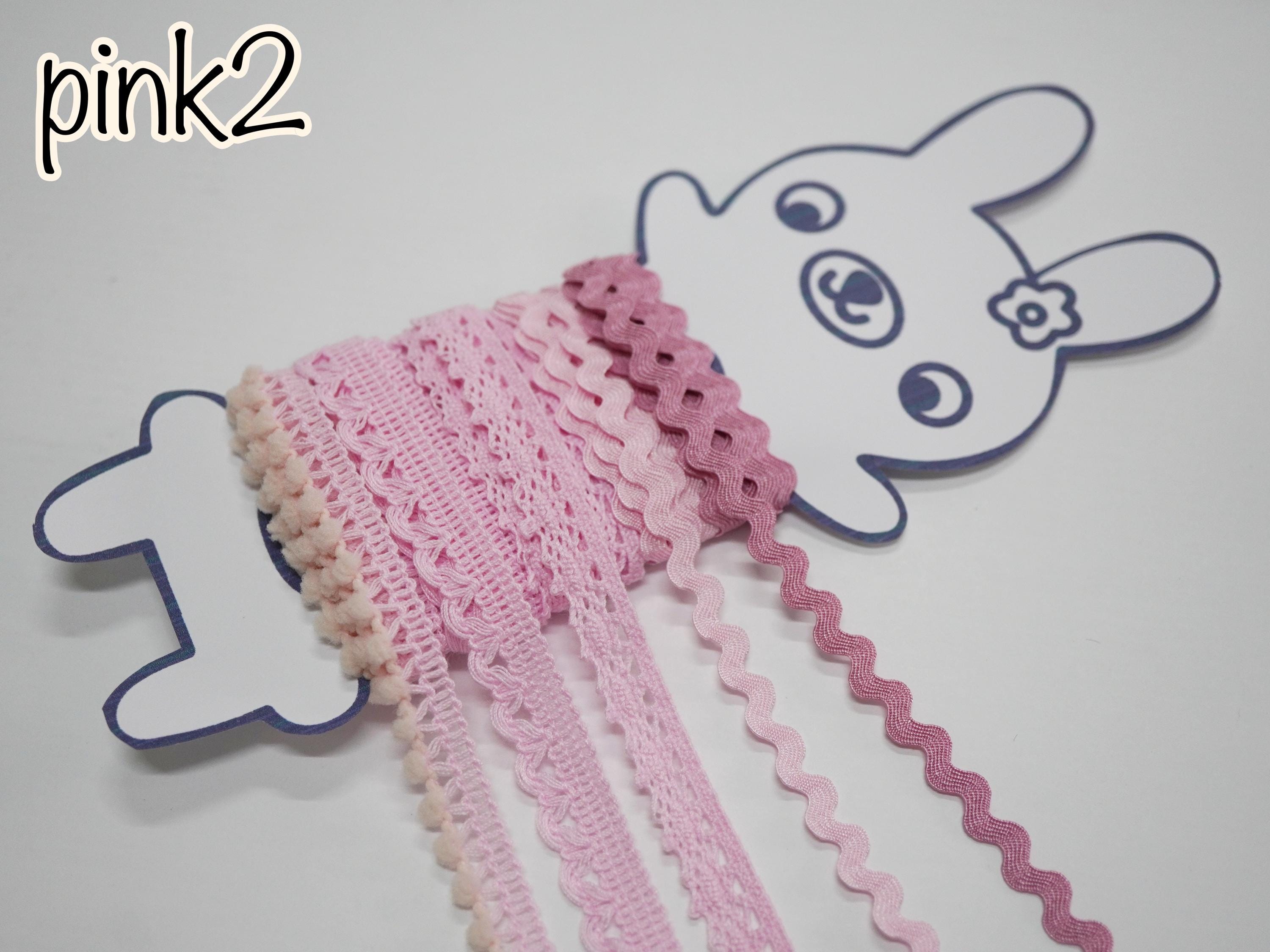 5 Yards Pink Lace Rabbit Set - Etsy