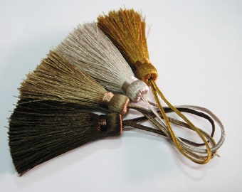 10 pieces Brown Short Tassel