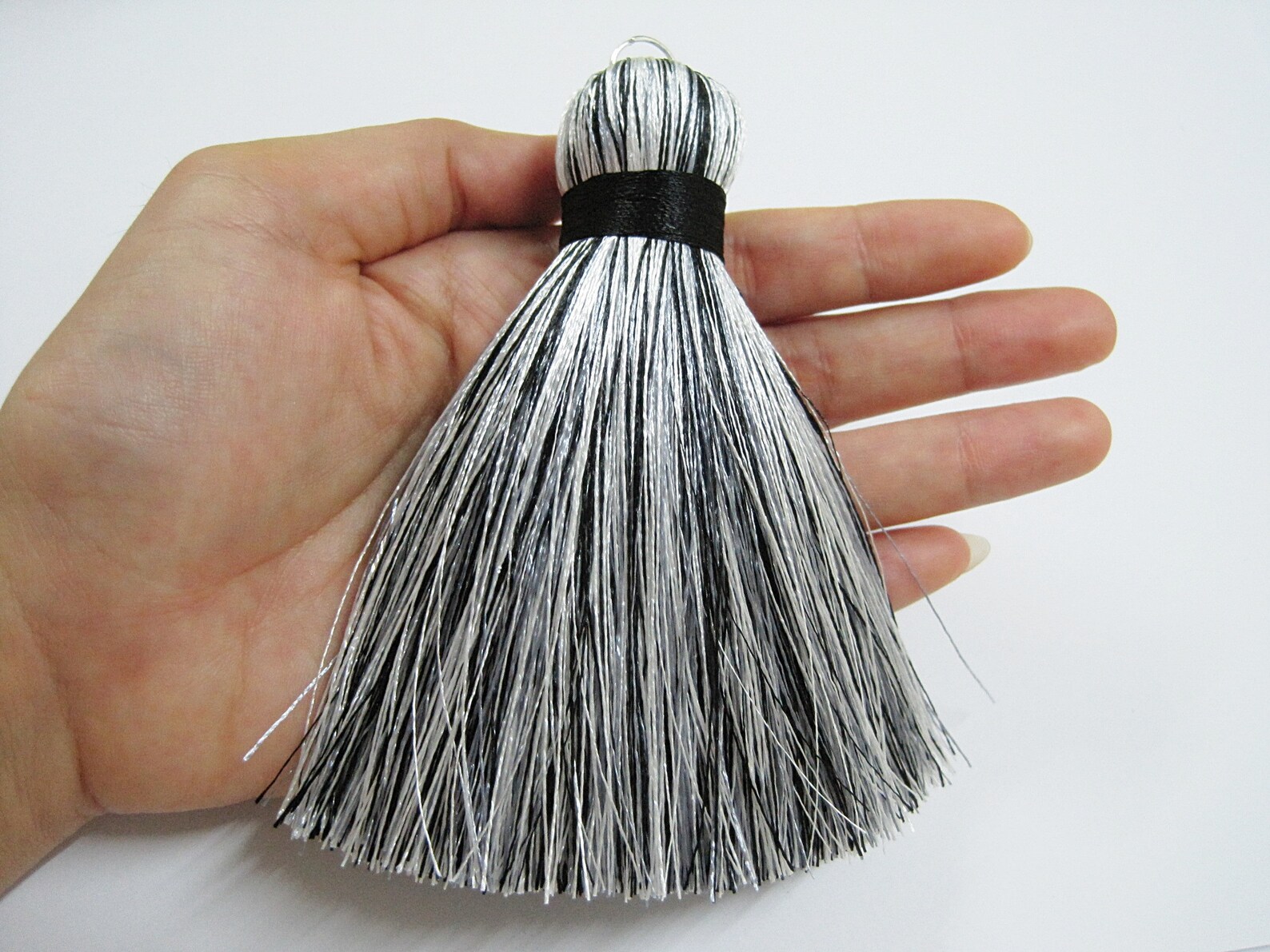 1 Pc Big Tassel Black&white Tassel Wholesale Tassels Jumbo Etsy