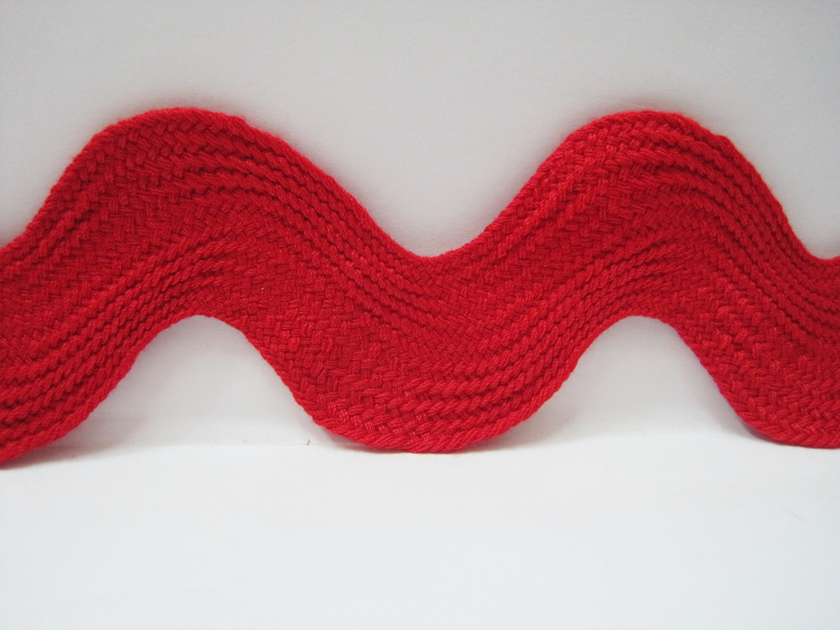 5 yards Red Jumbo Rick Rack Trim red rick rack Jumbo Ric Etsy