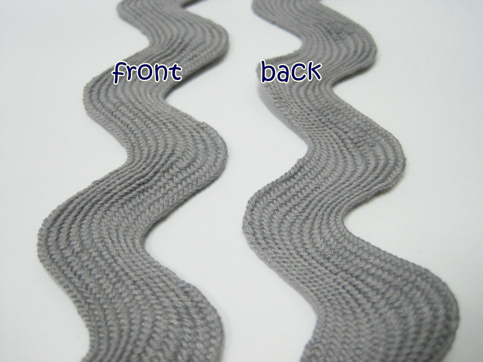 5 Yards Gray Jumbo Rick Rack Trim Gray Rick Rack Rick Rack Etsy
