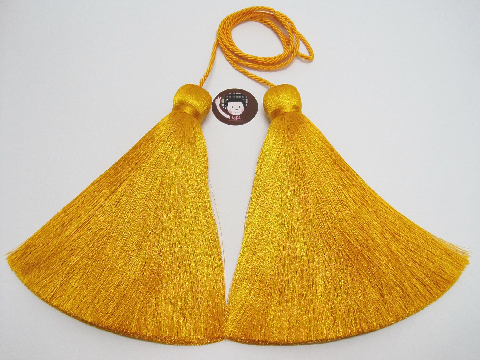 1 Pair Gold Double Tassel on Cord Gold Tassel Tassel on Etsy