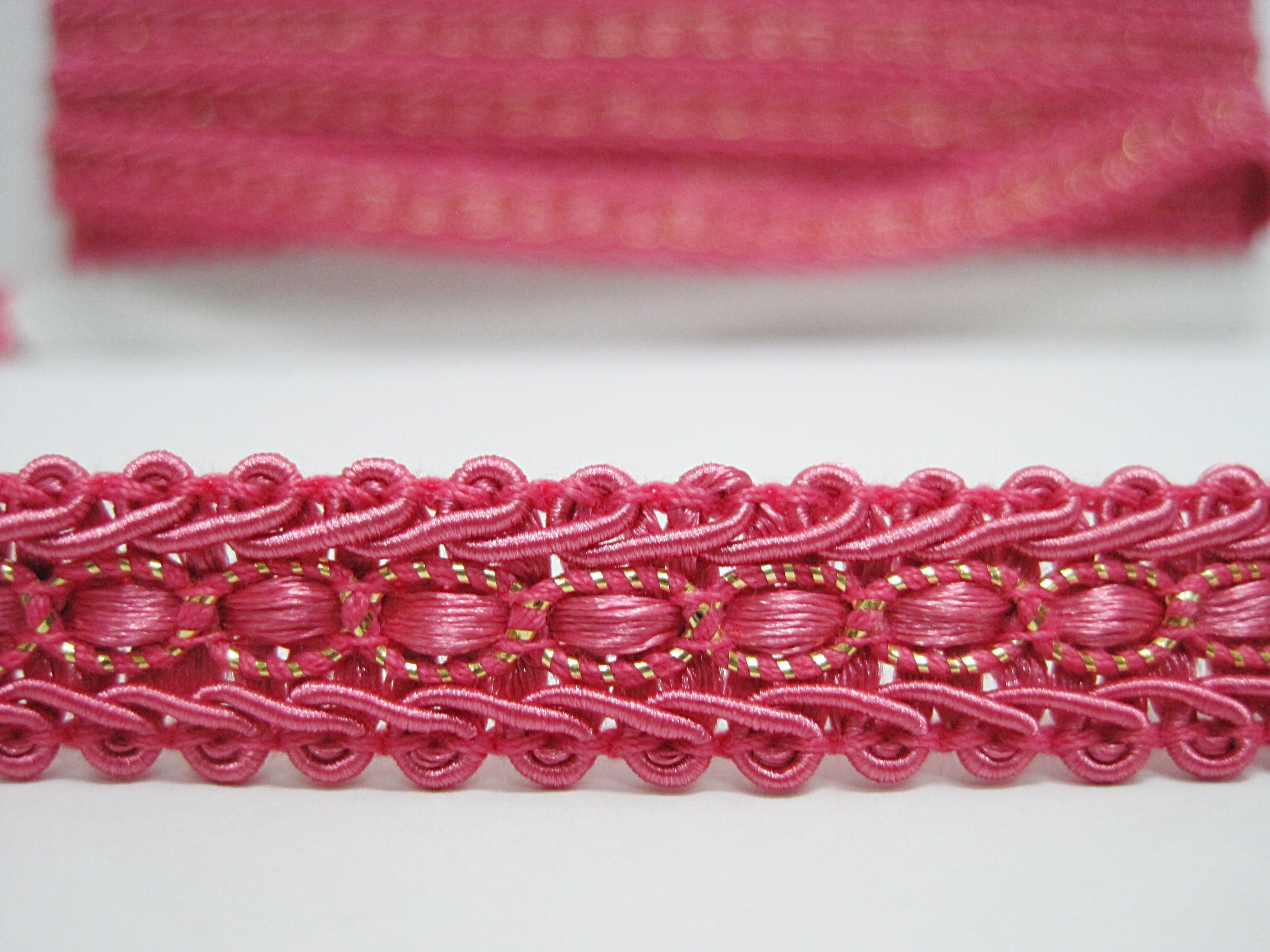 5 Yards 1/2 Shocking Pink Gimp Braid Trim Gimp Braid Etsy