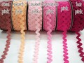 5 Yards 5/8" Pink Matte Rick Rack Trim, Pink Ric Rac Trim, Rick Rack Lot, wholesale rick rack, Rick Rack trim, Hot Pink rick rack, rose pink product logo